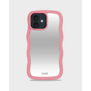 HOLDIT iPhone 12/12 Pro�p �~���[�ϏՌ��P�[�X Wavy Case Rouge Pink Rouge Pink 16404