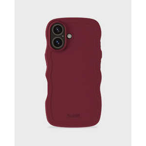 HOLDIT iPhone 16用 耐衝撃ケース Wavy Case Red Velvet Red Velvet 16426 HOLDIT iPhone 16用 耐衝撃ケース Wavy Case Red Velvet Red Velvet 16426