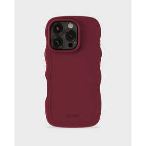 HOLDIT iPhone 16 ProMAX用 耐衝撃ケース Wavy Case Red Velvet Red Velvet 16428 HOLDIT iPhone 16 ProMAX用 耐衝撃ケース Wavy Case Red Velvet Red Velvet 16428