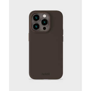 HOLDIT ソフトタッチシリコーンケース iPhone 15 Pro用 Chocolate 16471 HOLDIT ソフトタッチシリコーンケース iPhone 15 Pro用 Chocolate 16471
