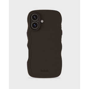 HOLDIT iPhone 16用 耐衝撃ケース Wavy Case Chocolate 16485 HOLDIT iPhone 16用 耐衝撃ケース Wavy Case Chocolate 16485
