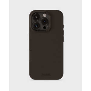 HOLDIT ソフトタッチシリコーンケース iPhone 16 Pro用 Chocolate 16576 HOLDIT ソフトタッチシリコーンケース iPhone 16 Pro用 Chocolate 16576