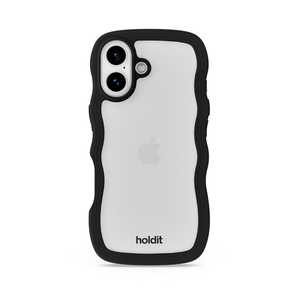 HOLDIT iPhone 17 wʃNAϏՌP[X WavyCase ubN/Transparent 16825