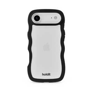HOLDIT iPhone Air wʃNAϏՌP[X WavyCase ubN/Transparent 16828