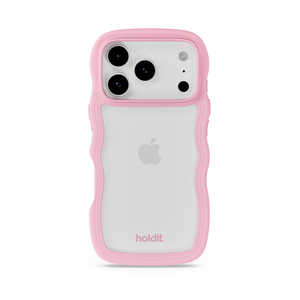 HOLDIT iPhone 17 Pro wʃNAϏՌP[X WavyCase sN/Transparent 16830