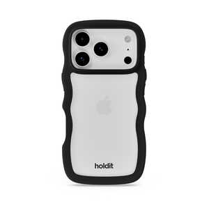 HOLDIT iPhone 17 Pro wʃNAϏՌP[X WavyCase ubN/Transparent 16831
