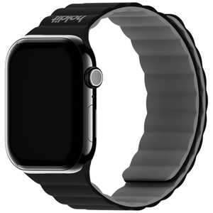 HOLDIT AppleWatchシリコンマグネットバンド 42/44/45/49mm 155-210mm holdit ブラック/グレイ 16890 HOLDIT AppleWatchシリコンマグネットバンド 42/44/45/49mm 155-210mm holdit ブラック/グレイ 16890