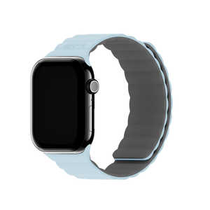 HOLDIT AppleWatchシリコンマグネットバンド 42/44/45/49mm 155-210mm holdit ミネラルブルー/グレイ 16891 HOLDIT AppleWatchシリコンマグネットバンド 42/44/45/49mm 155-210mm holdit ミネラルブルー/グレイ 16891