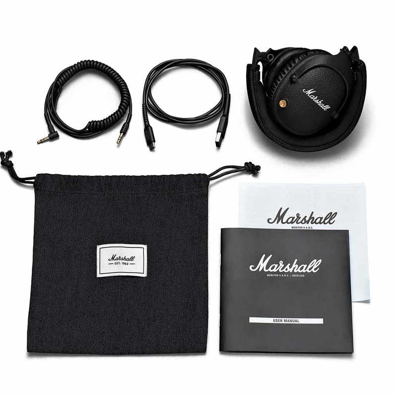 MARSHALL MARSHALL ワイヤレスヘッドホン ノイズキャンセリング対応 リモコン・マイク対応 ブラック MONITOR II A.N.C BLACK MONITOR II A.N.C BLACK