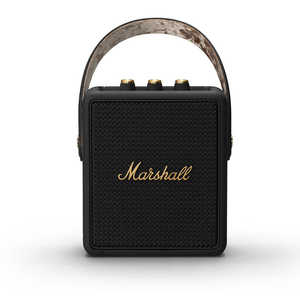 MARSHALL Bluetoothスピーカー ブラック＆ブラス  STOCKWELLII-BLACK-AND-BRASS