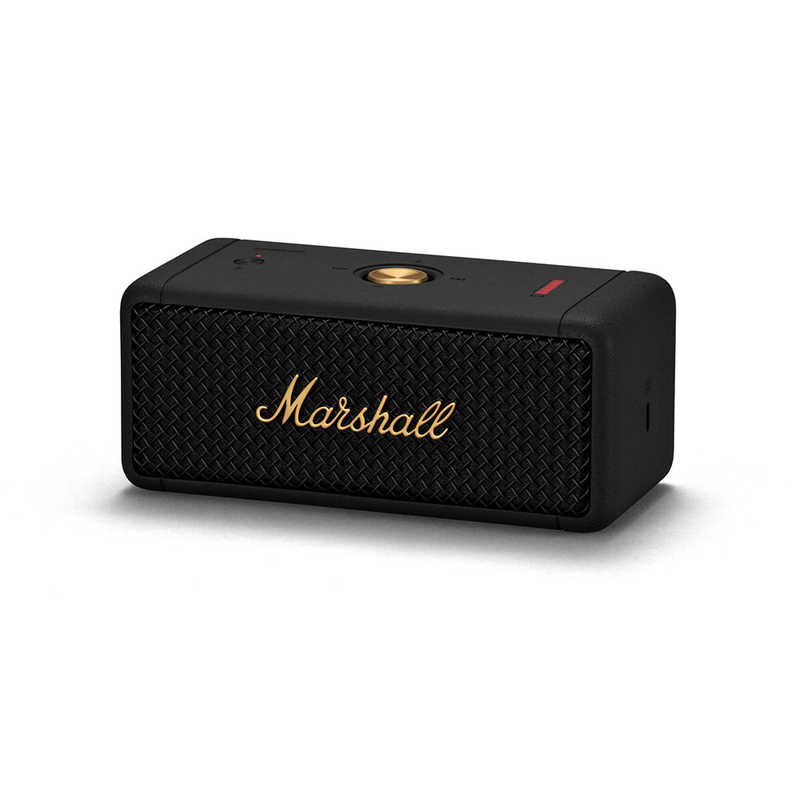 MARSHALL MARSHALL Bluetoothスピーカー ブラック＆ブラス 防水  EMBERTON-BLACK-AND-BRASS EMBERTON-BLACK-AND-BRASS