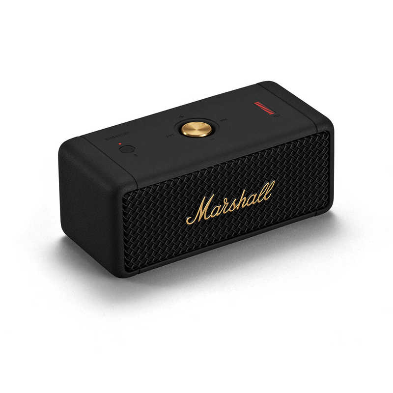 MARSHALL MARSHALL Bluetoothスピーカー ブラック＆ブラス 防水  EMBERTON-BLACK-AND-BRASS EMBERTON-BLACK-AND-BRASS