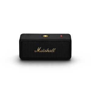 MARSHALL ブルートゥーススピーカー ブラック＆ブラス［防水 /Bluetooth対応］ Emberton II Black and Brass