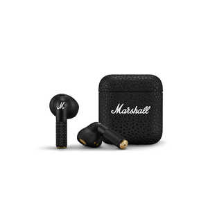 MARSHALL フルワイヤレスイヤホン Minor IV Black ［ワイヤレス(左右分離) /Bluetooth対応］ ブラック MINOR4BLACK
