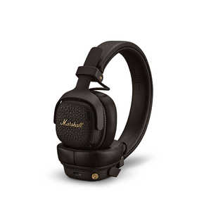 MARSHALL �u���[�g�D�[�X�w�b�h�z�� �m�I�[�o�[�w�b�h�^ / �m�C�Y�L�����Z�����O�Ή� / Bluetooth�Ή� / USB�n Milton A.N.C. Brown