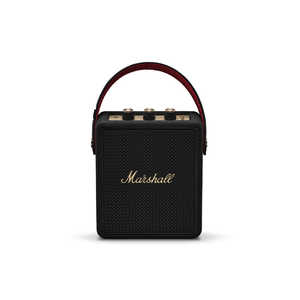 MARSHALL �u���[�g�D�[�X�X�s�[�J�[ �u���b�N���u���X Stockwell III Black and Brass