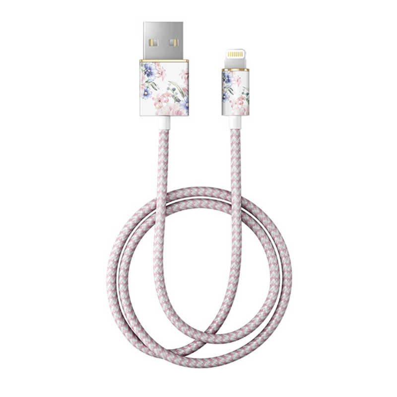 イツワ商事 イツワ商事 MFIライトニング 充電通信FASHION CABLE 1M FLORAL ROMANCE IDFCL-58 IDFCL-58