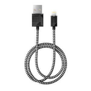 イツワ商事 MFIライトニング 充電通信FASHION CABLE 1M IDFCL-74 GEOMETRIC PUZZLE