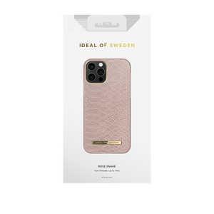 IDEALOFSWEDEN iPhone12/12 Pro ATELIER CASE 20AW ROSE SNAKE  ピンク IDACAW202061244