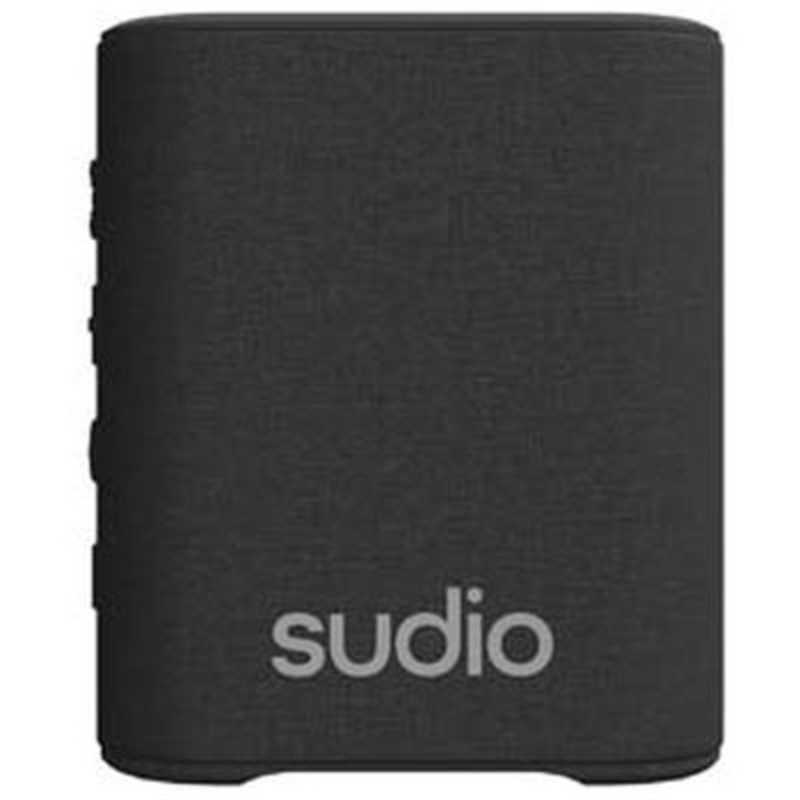 SUDIO SUDIO ブルートゥーススピーカーS2 ［防水 /Bluetooth対応］ ブラック SD1901 SD1901