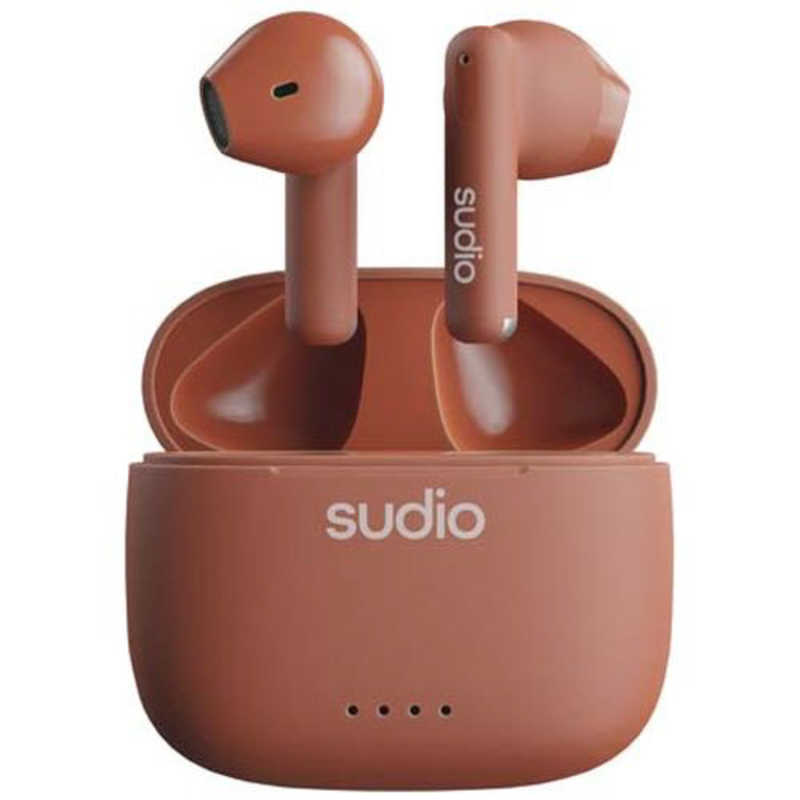 SUDIO SUDIO 完全ワイヤレスイヤホンA1 ［ワイヤレス(左右分離) /Bluetooth］ レッド SD1704 SD1704