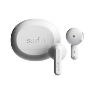 SUDIO A3ブライトホワイト ［ワイヤレス(左右分離) / Bluetooth対応］ SD-2702