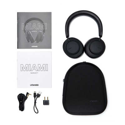 urbanista MIAMI ワイヤレスヘッドホン ブラック urbanista MIAMI Noise Cancelling Bluetooth Ruby Red