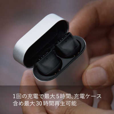 EARIN フルワイヤレスイヤホン リモコン・マイク対応 シルバー EI-3012