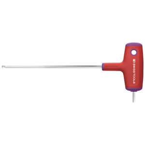 ピービースイスツールズ社 クロスハンドルボール付六角棒レンチ(ロング) 1208-5-150