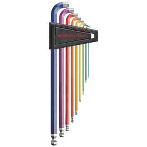 ピービースイスツールズ社 PBスイスツールズマルチアングルレインボーレンチセット(パック)  2222LH-10RBCN