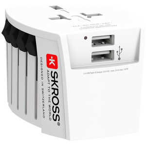 コンサイス マルチ変換プラグ MUV USB2A SKROSS 1302960-JP-MUVUSB(2X コンサイス マルチ変換プラグ MUV USB2A SKROSS 1302960-JP-MUVUSB(2X