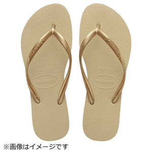 HAVAIANAS 「正規輸入品」Havaianas(ハワイアナス) Slim(スリム) Sand Grey/Light Golden 390(25/26cm) ビーチサンダル 40000302719390 HAVAIANAS 「正規輸入品」Havaianas(ハワイアナス) Slim(スリム) Sand Grey/Light Golden 390(25/26cm) ビーチサンダル 40000302719390