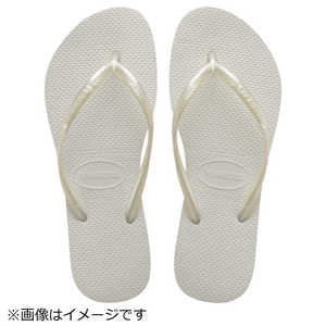 HAVAIANAS 「正規輸入品」Havaianas(ハワイアナス) Slim(スリム) White 334(22cm) ビーチサンダル 40000300001334 HAVAIANAS 「正規輸入品」Havaianas(ハワイアナス) Slim(スリム) White 334(22cm) ビーチサンダル 40000300001334