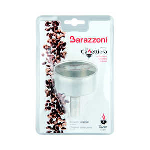 BARAZZONI アルミエスプレッソメーカー交換用パーツ 6カップ用 ろうと ホワイト CT83005106 BARAZZONI アルミエスプレッソメーカー交換用パーツ 6カップ用 ろうと ホワイト CT83005106