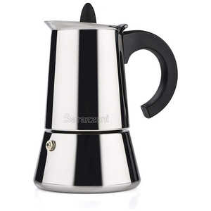 BARAZZONI ステンレス エスプレッソコーヒーメーカー(2カップ) LA CAFFETTIERE 830008002 BARAZZONI ステンレス エスプレッソコーヒーメーカー(2カップ) LA CAFFETTIERE 830008002