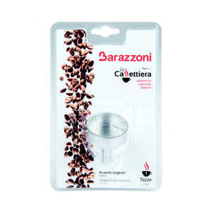 BARAZZONI ステンレスエスプレッソメーカー交換用パーツ 2カップ用 ろうと ホワイト CT89000015 BARAZZONI ステンレスエスプレッソメーカー交換用パーツ 2カップ用 ろうと ホワイト CT89000015