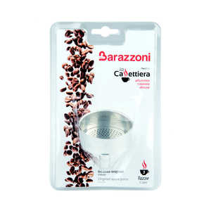 BARAZZONI ステンレスエスプレッソメーカー交換用パーツ 4カップ用 ろうと ホワイト CT89000120 BARAZZONI ステンレスエスプレッソメーカー交換用パーツ 4カップ用 ろうと ホワイト CT89000120