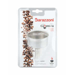 BARAZZONI ステンレスエスプレッソメーカー交換用パーツ 6カップ用 ろうと ホワイト CT89000125 BARAZZONI ステンレスエスプレッソメーカー交換用パーツ 6カップ用 ろうと ホワイト CT89000125