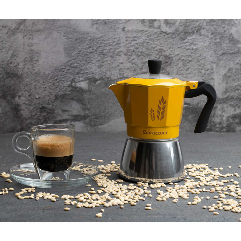 BARAZZONI BARAZZONI IH対応＆直火式大麦コーヒーメーカー 2カップ用 イエロー 830080002 830080002