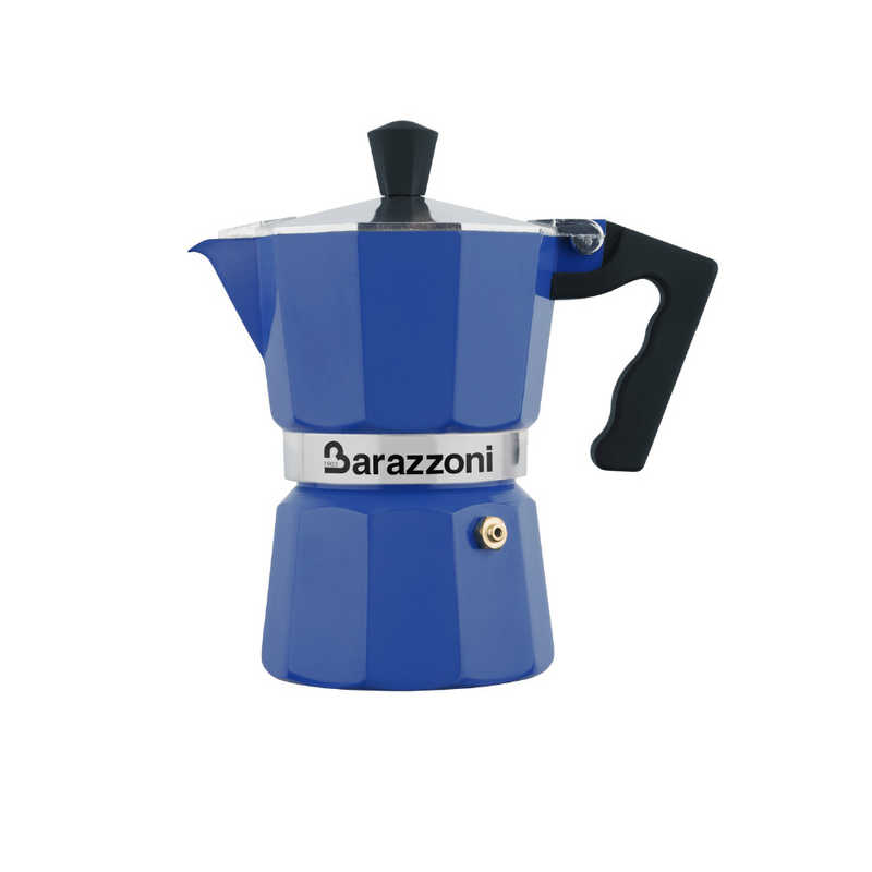 BARAZZONI BARAZZONI 直火式エスプレッソメーカー1カップ用 ブルー 83000550158 83000550158