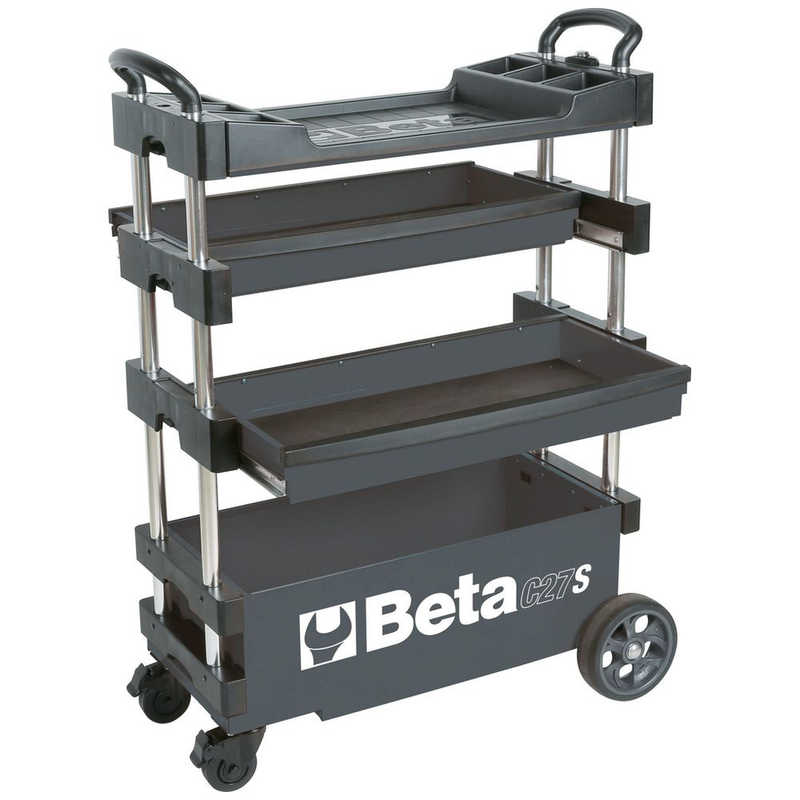 BETA BETA ベータ折りたたみ式ツールトロリーC27Sグレー  027000202 027000202