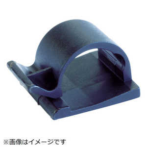 SAPISELCO社 ケーブル固定クリップ 粘着タイプ 16mm 黒 GAN.3MT.403