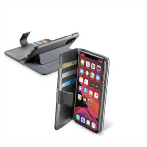 セルラーライン iPhone 11 Pro 5.8インチ用 BookAgenda スタンド付レザー調手帳型ケース BOOKAGENDAIPHXIK ブラック
