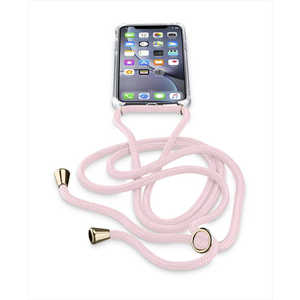 セルラーライン iPhoneXR用 NECK-CASE ネックストラップ付ケース NECKCASEIPH961P ピンク
