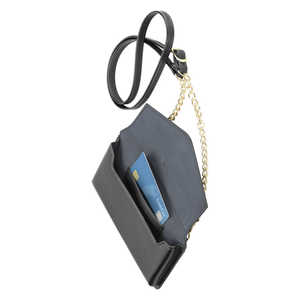 HOLDIT MiniBag iPhone用 横型ショルダーバック(カード収納)ブラック MiniBag ブラック MINIBAGPETITK