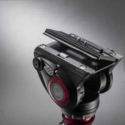マンフロット プロフルードビデオ雲台60mmフラットベース MVH500AH の