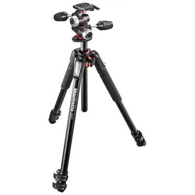マンフロット（Manfrotto）055プロアルミニウム三脚3段+RC2付き3ウェイ