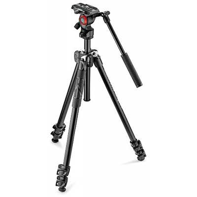 マンフロット　290light 三脚 マンフロット ビデオ三脚キット 290LIGHT + MVH400AH MK290LTA3V の
