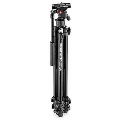 マンフロット ビデオ三脚キット 290LIGHT + MVH400AH MK290LTA3V の