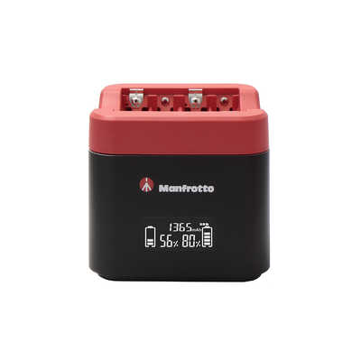 マンフロット Pro CUBE ツインチャージャー ニコン用 ブラック 